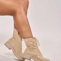 « Élite » — Bottes structurées, Beige