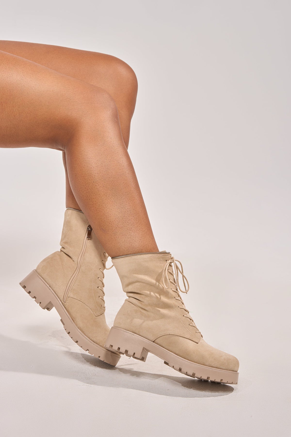 « Élite » — Bottes structurées, Beige