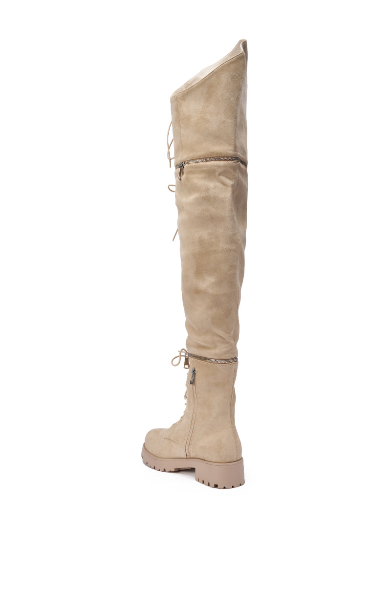« Élite » — Bottes structurées, Beige