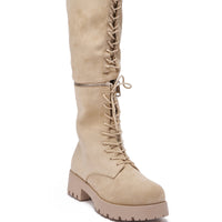 « Élite » — Bottes structurées, Beige