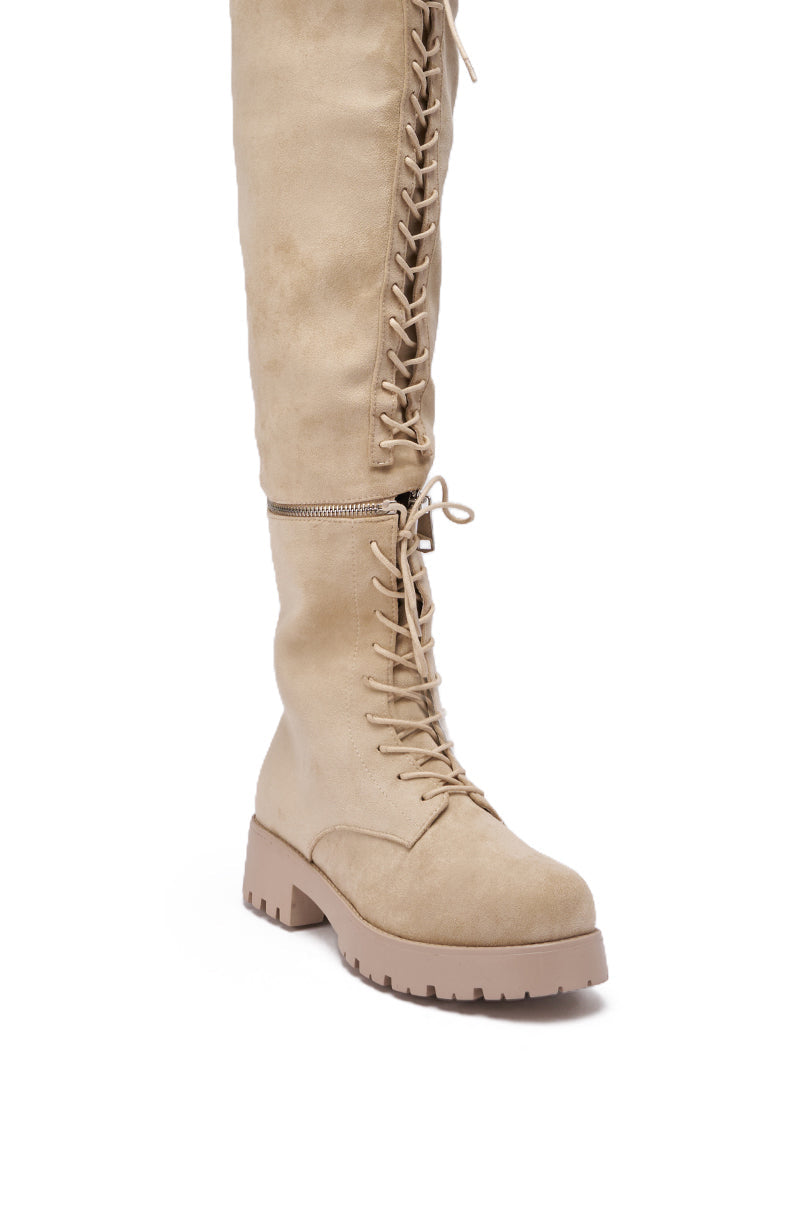 « Élite » — Bottes structurées, Beige