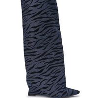 « Aube » — Bottes compensées, Denim