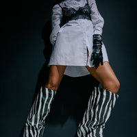 « Rivage » — Bottes hautes compensées, Multicolore