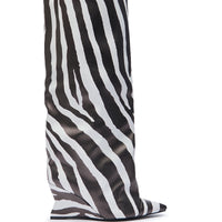 « Rivage » — Bottes hautes compensées, Multicolore