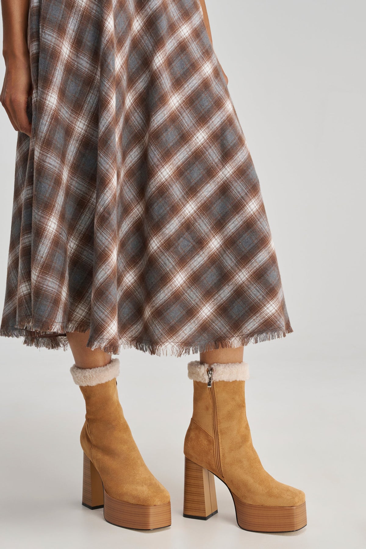 « Fauvette » — Bottines à talon bloc, Multicolore
