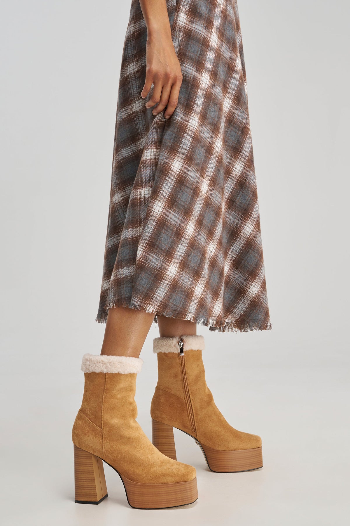 « Fauvette » — Bottines à talon bloc, Multicolore