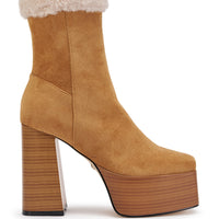 « Fauvette » — Bottines à talon bloc, Multicolore
