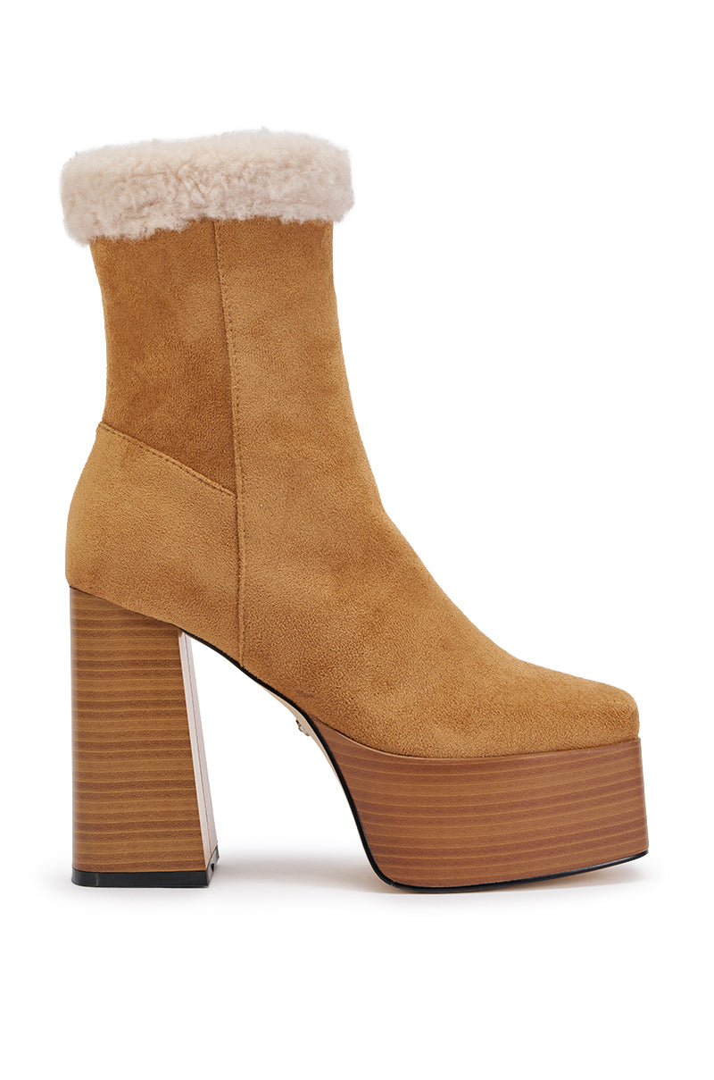 « Fauvette » — Bottines à talon bloc, Multicolore
