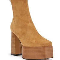 « Fauvette » — Bottines à talon bloc, Multicolore