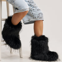 « Étoile » — Bottines plates, Noir