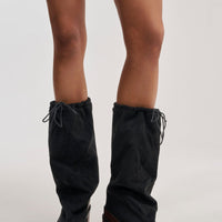 « Mistral » — Bottes à plateforme, Noir