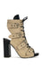 « Atlas » — Sandales Bottines à Talon Bloc, Taupe
