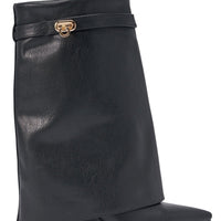 « Oasis » — Bottines compensées, Noir