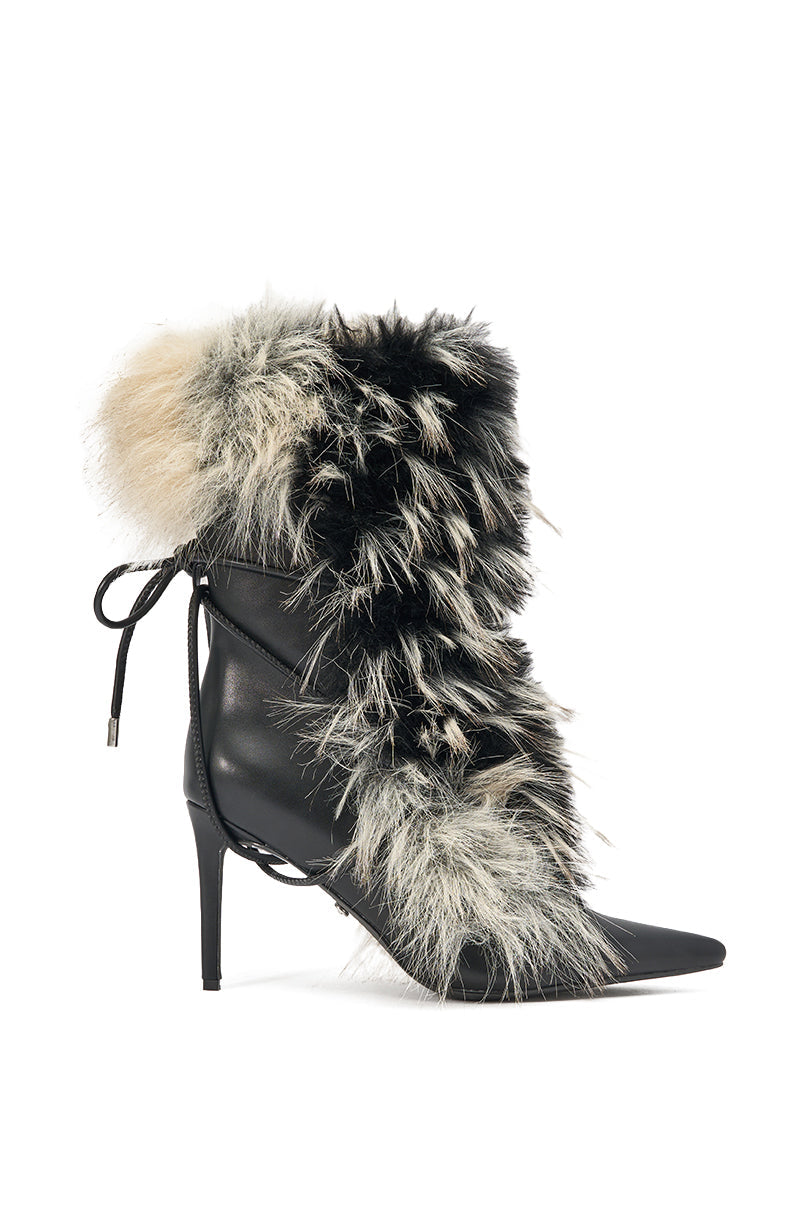 « Mosaïque » — Bottines à talon stiletto, Noir
