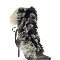 « Mosaïque » — Bottines à talon stiletto, Noir