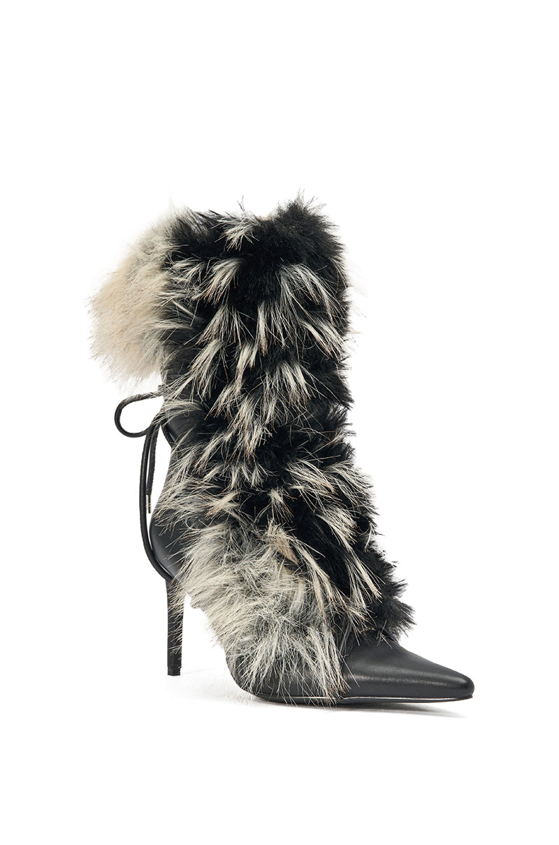 « Mosaïque » — Bottines à talon stiletto, Noir