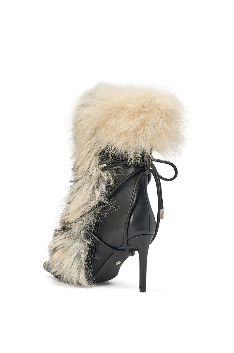 « Mosaïque » — Bottines à talon stiletto, Noir