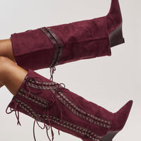 « Cassis » — Bottes compensées, Prune