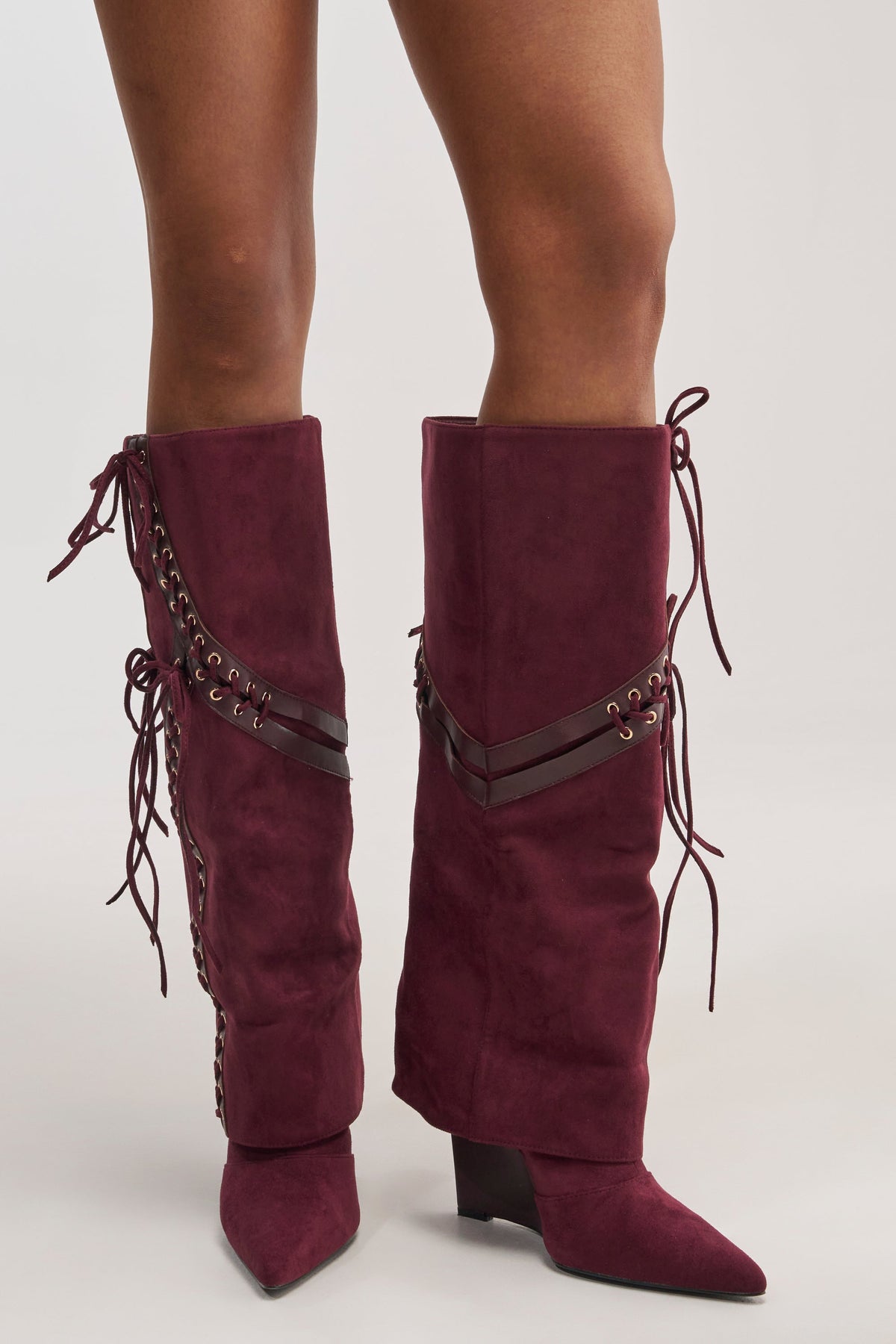 « Cassis » — Bottes compensées, Prune