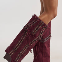 « Cassis » — Bottes compensées, Prune