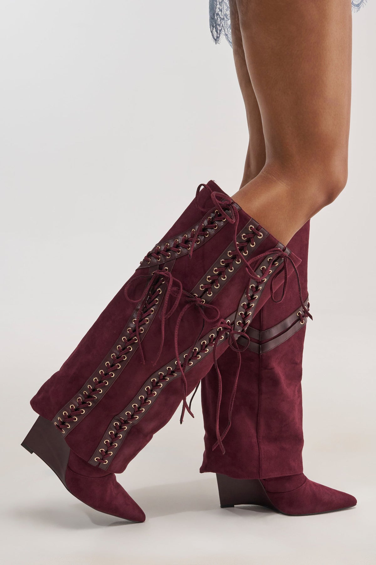 « Cassis » — Bottes compensées, Prune