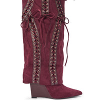« Cassis » — Bottes compensées, Prune