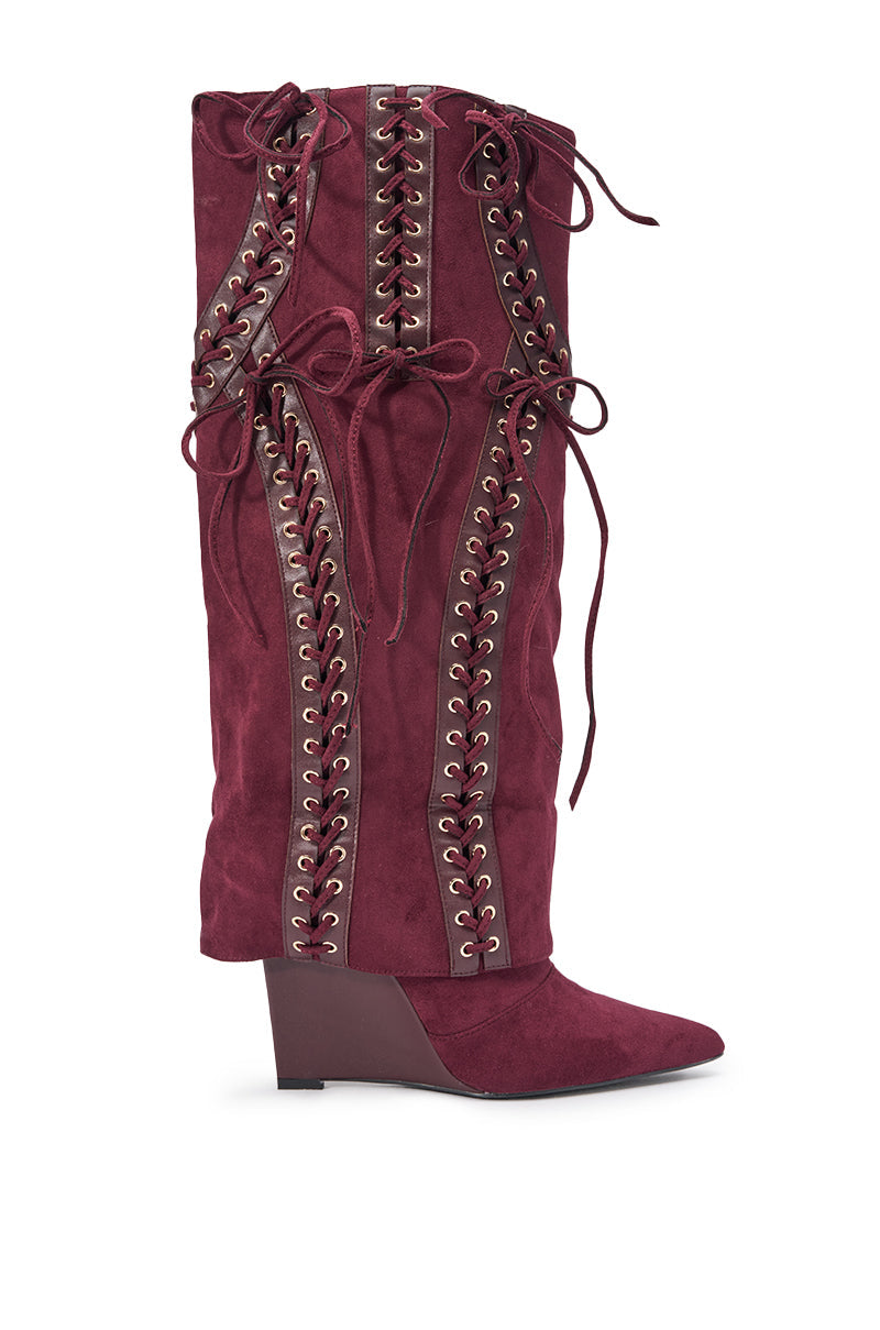 « Cassis » — Bottes compensées, Prune