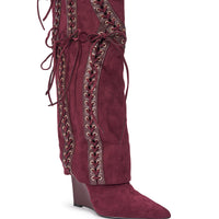 « Cassis » — Bottes compensées, Prune