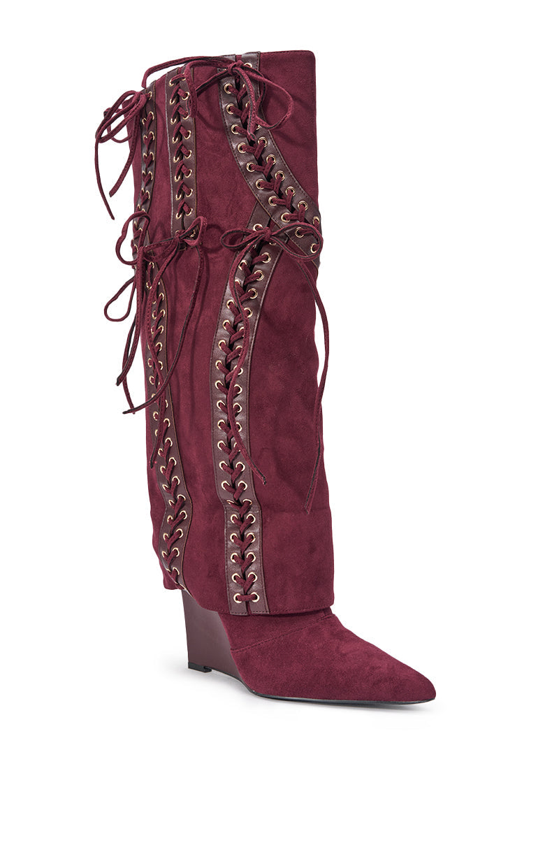 « Cassis » — Bottes compensées, Prune