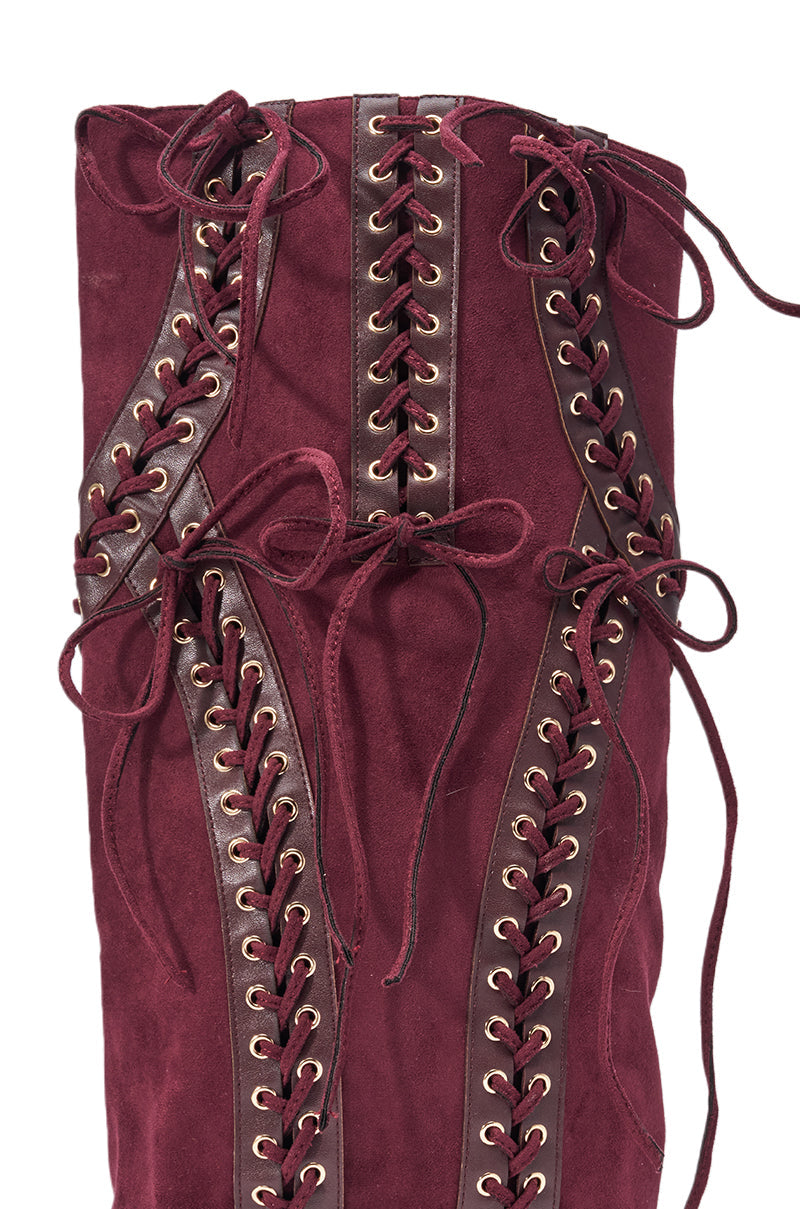 « Cassis » — Bottes compensées, Prune