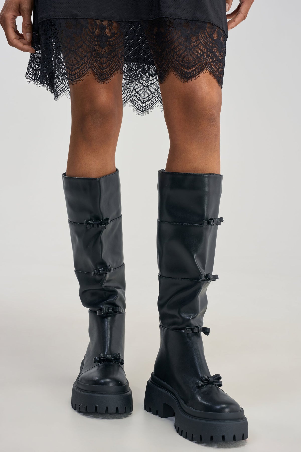 « Sérénade » — Bottes structurées, Noir