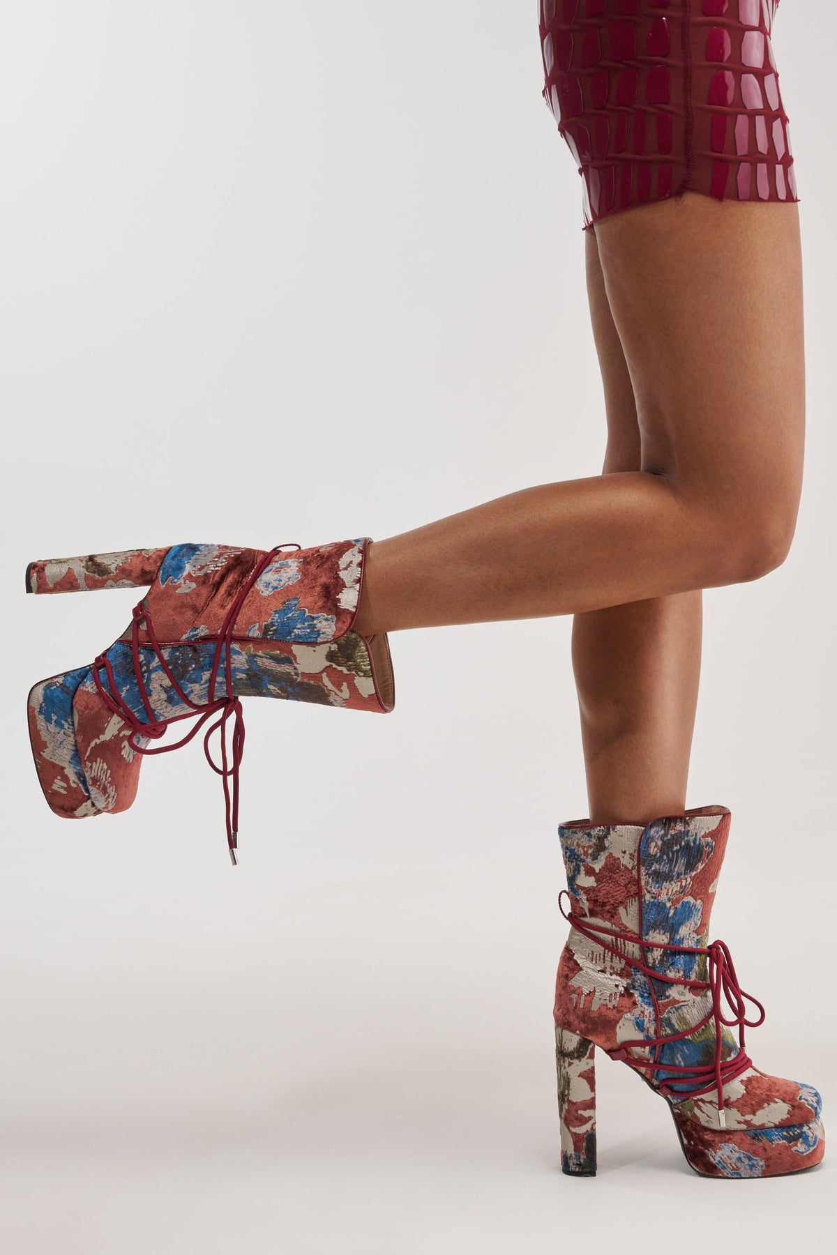 « Comète » — Bottines à plateforme, Multicolore