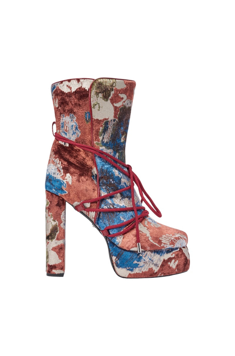 « Comète » — Bottines à plateforme, Multicolore
