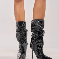 « Violette » — Bottes à talon stiletto, Noir