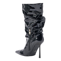 « Violette » — Bottes à talon stiletto, Noir