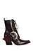 « Cavalière » — Bottines Western à Talon Bloc, Merlot