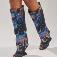 « Rocaille » — Bottes compensées, Multicolore