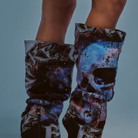 « Rocaille » — Bottes compensées, Multicolore