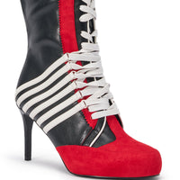 « Nacrée » — Bottes à talon stiletto, Rouge