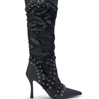 « Émeraude » — Bottes à talon stiletto, Noir