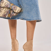 « Nova » — Bottines compensées, Beige