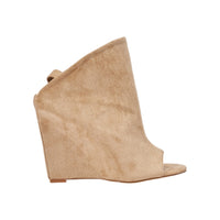 « Nova » — Bottines compensées, Beige