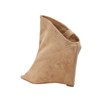 « Nova » — Bottines compensées, Beige