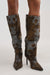 « Talisman » — Bottes à talon stiletto, Bronze