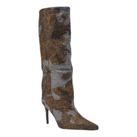 « Talisman » — Bottes à talon stiletto, Bronze