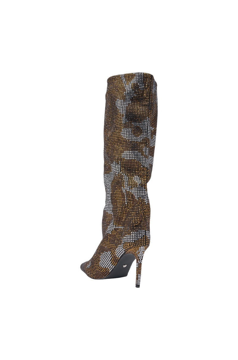 « Talisman » — Bottes à talon stiletto, Bronze