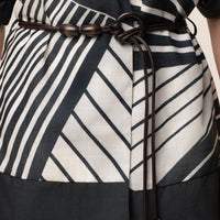 « Sahara » — Ensemble Pantalon Large Graphique, Noir