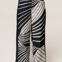 « Sahara » — Ensemble Pantalon Large Graphique, Noir