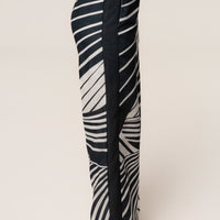« Sahara » — Ensemble Pantalon Large Graphique, Noir