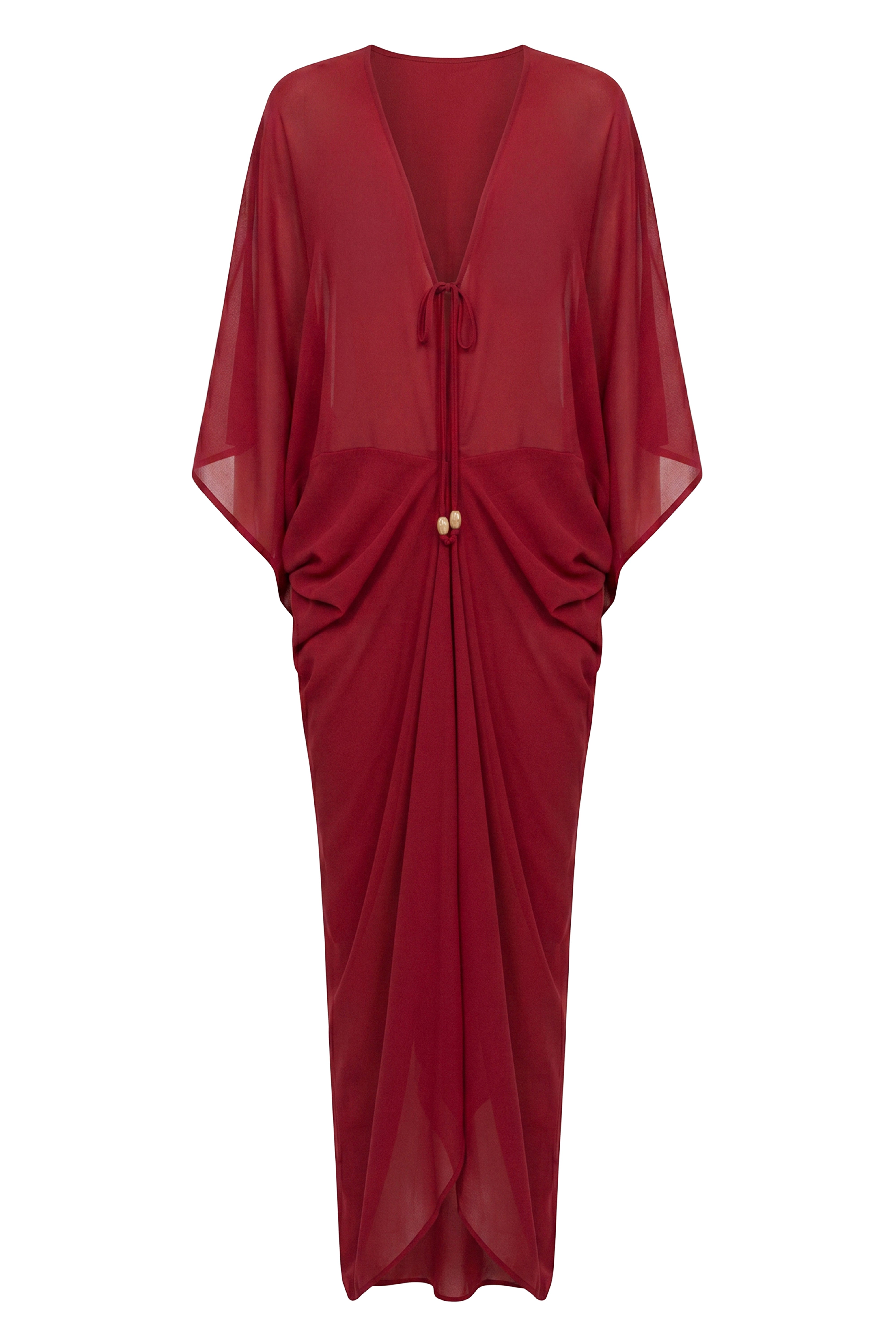 « Jours Sans Fin » — Robe Cache-Maillot Kaftan, Baie